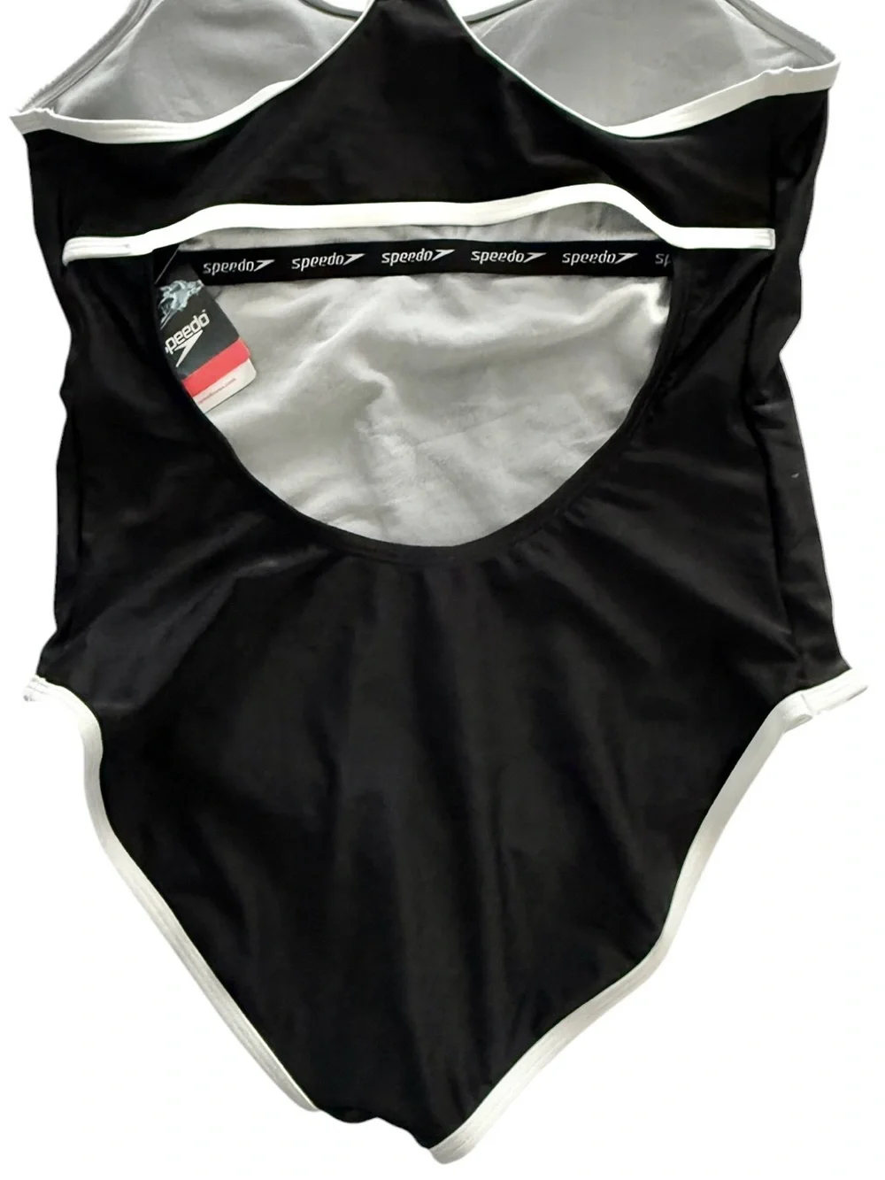 Speedo Contrast Binding One Piece Swimsuit